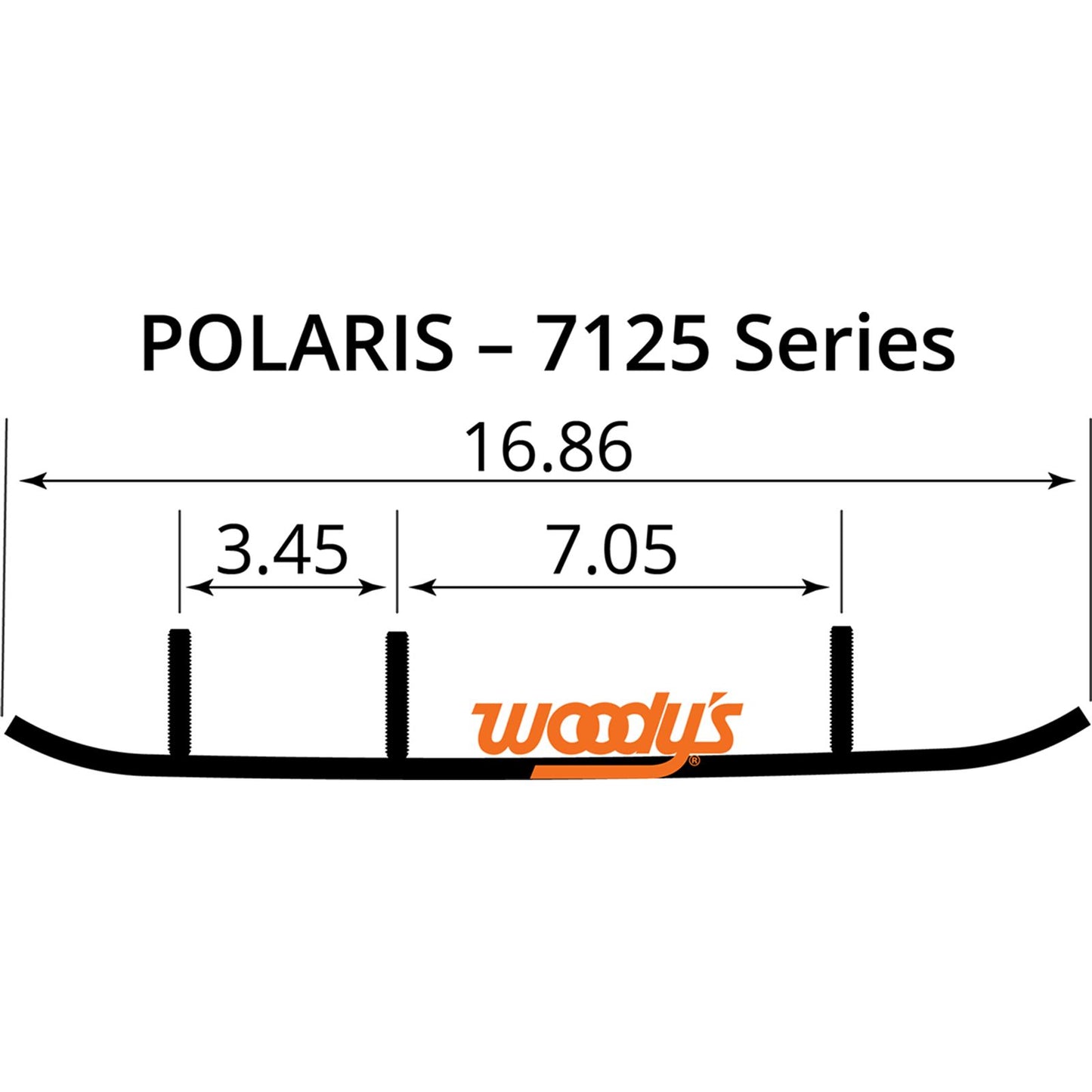 Woodys 4" Carbide for Polaris OPEN BOX [MPN: EPI3-7125]_1954257