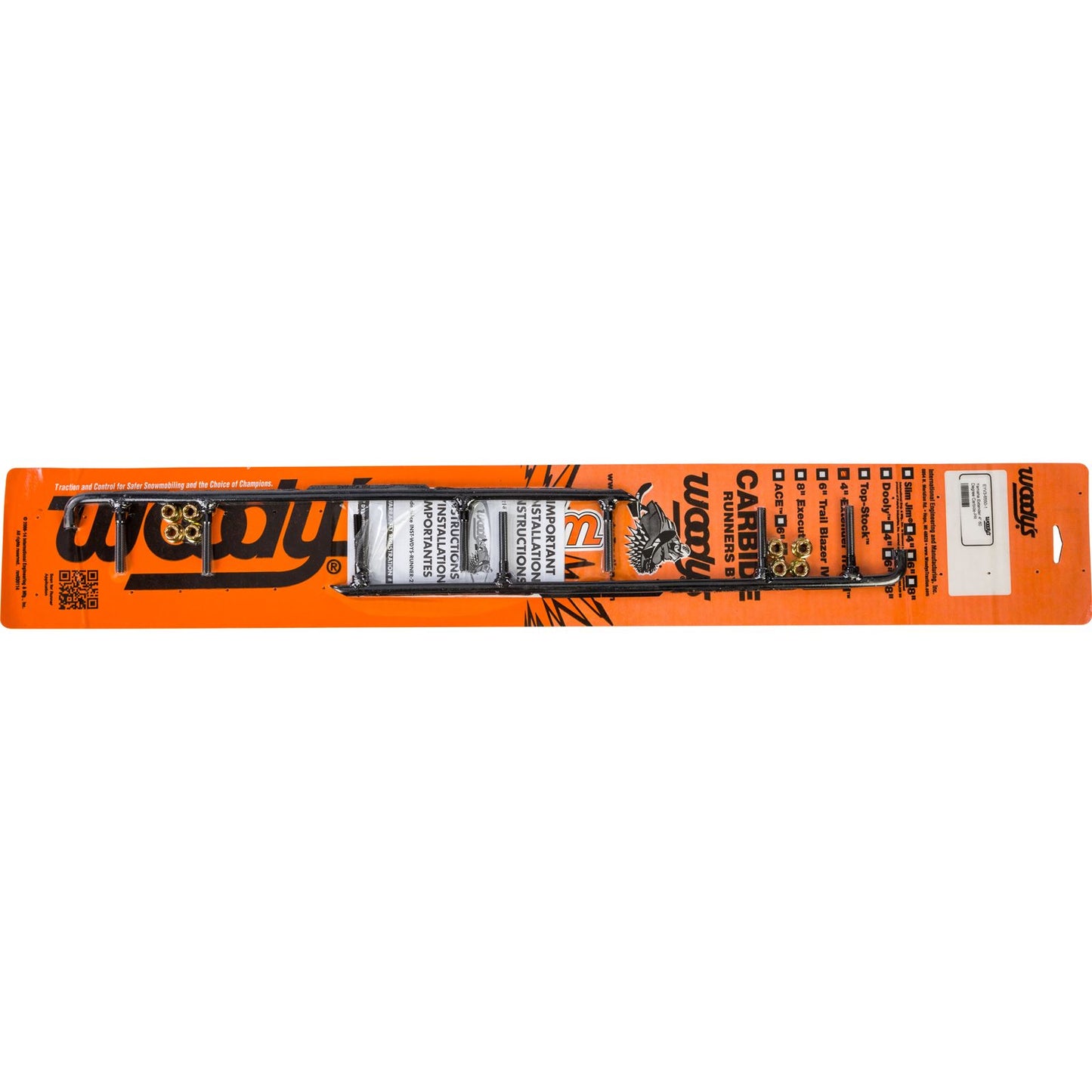 Woodys 4" Carbide Runners for Yamaha EYV3-6550_312494