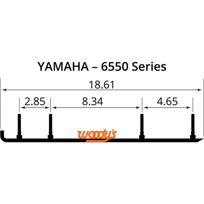 Woodys 4" Carbide Runners for Yamaha EYV3-6550_497466