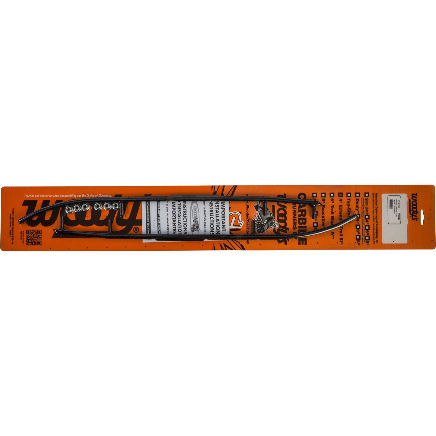 Woodys 4" Carbide Runners for Yamaha EYV3-6300_312499