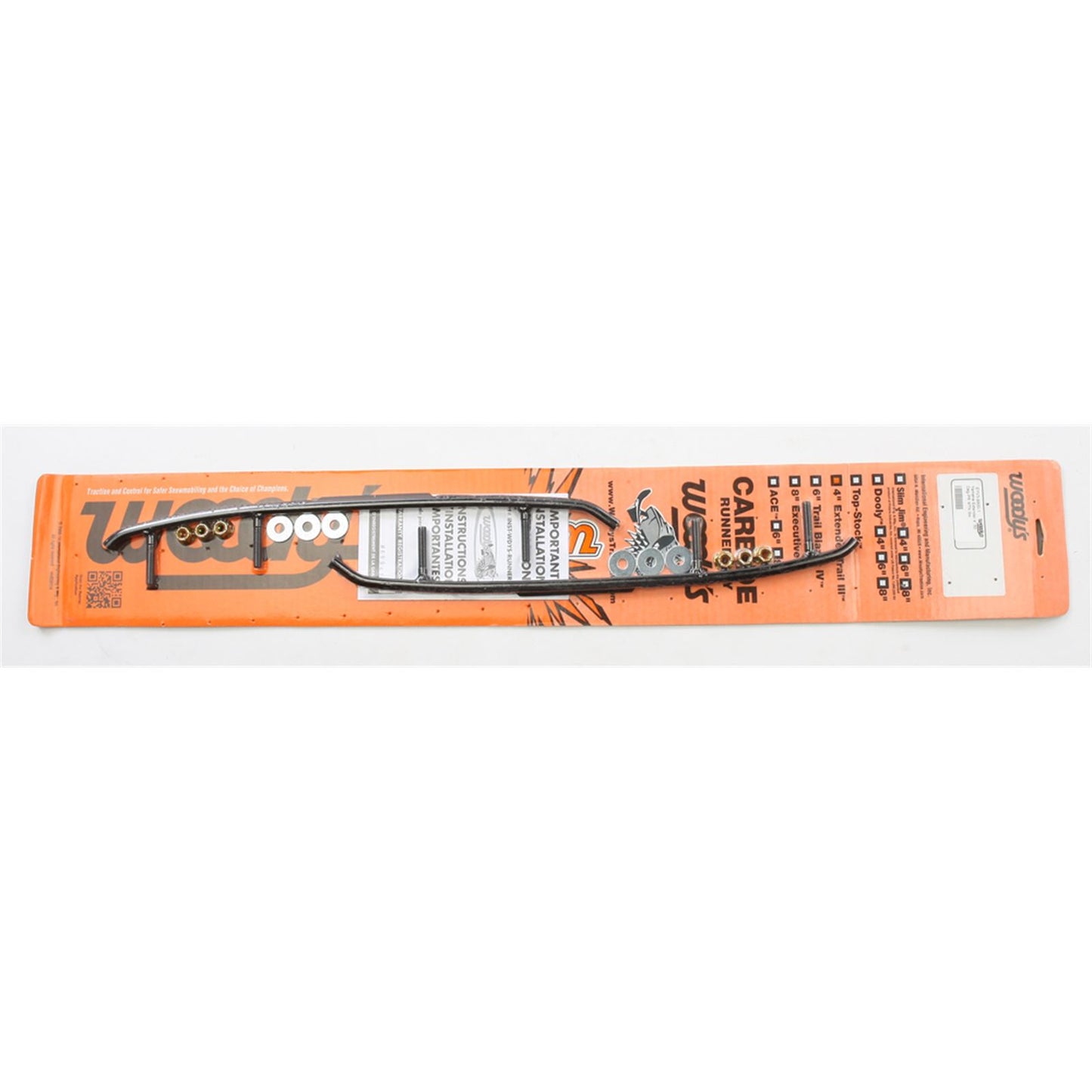 Woodys 4" Carbide Runners for Yamaha EYV3-8800_312505