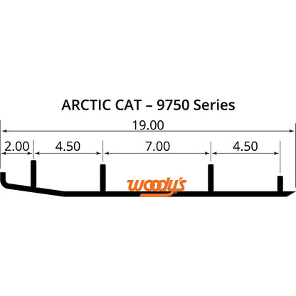 Woodys 6" Carbide Runners Arctic Cat TAT4-9750_497830