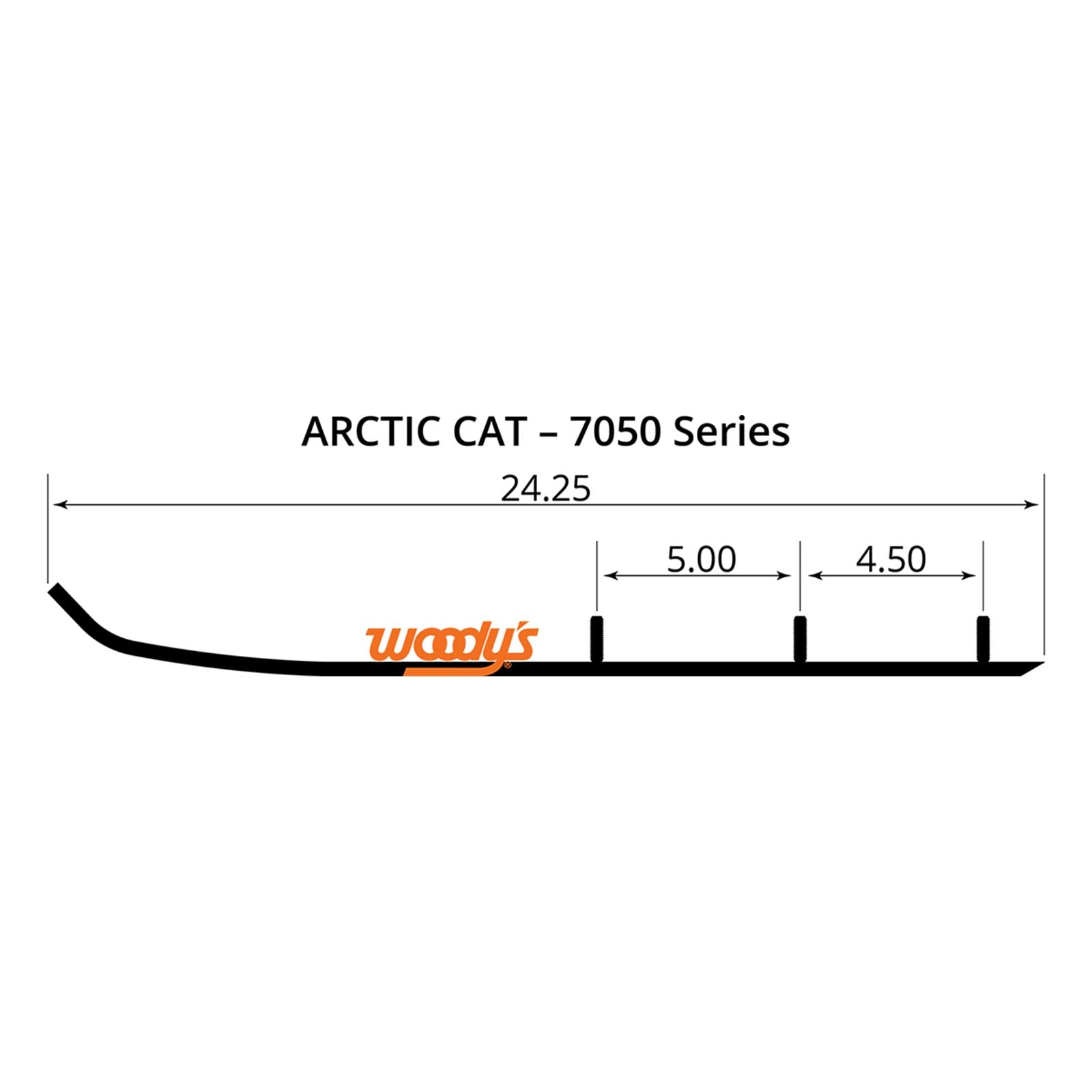 Woodys 6" Carbide Runners Arctic Cat TAT4-7050_497827
