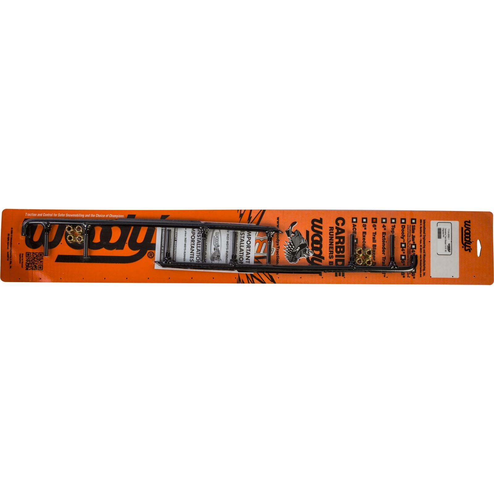 Woodys 6" Carbide Runners For Yamaha TYV4-6550_312530