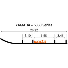 Woodys 6" Carbide Runners For Yamaha TYV4-6350_497864