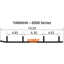 Woodys 6" Carbide Runners For Yamaha TYV4-6500_497868