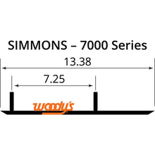 Woodys 6" Carbide Runners Simmons Ski TSM4-7000 TSM4-7000_497571