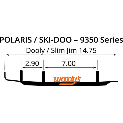 Woodys Slim Jim Dooly 8" Carbide SS8-9350_497532