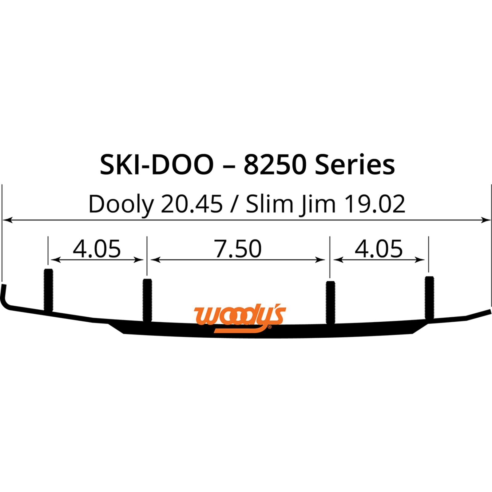 Woodys Dooly 6" Carbide Runner DS6-8250_497769