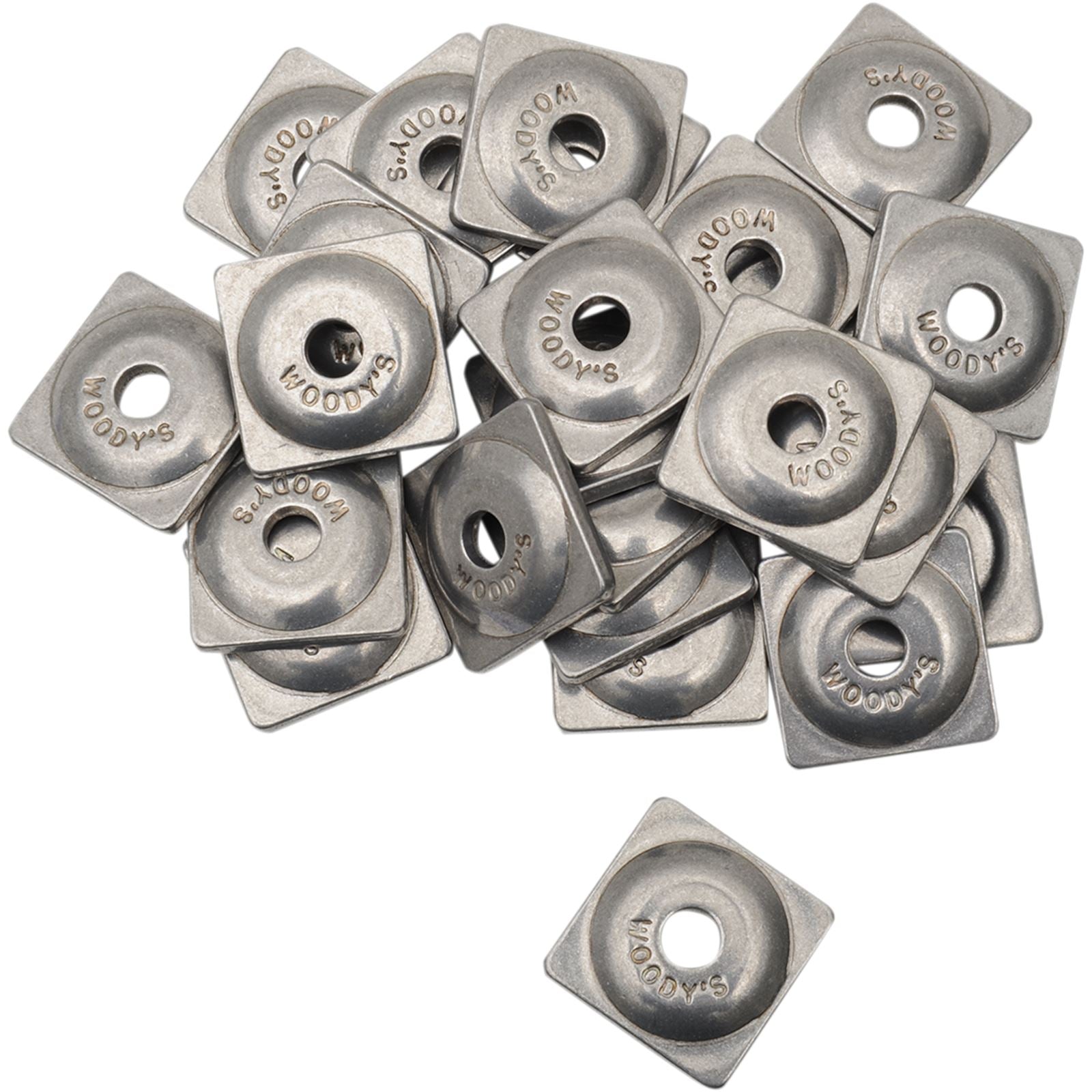 Woodys Digger Support Plates Square Aluminum 1/4" - 24/Pack ASW-3725_497734