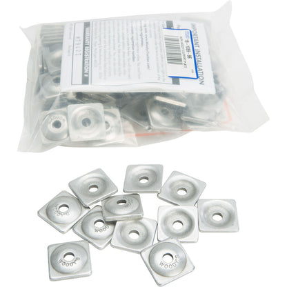 Woodys Digger Support Plates Square Aluminum 1/4" - 96/Pack ASW-3725-B_314599