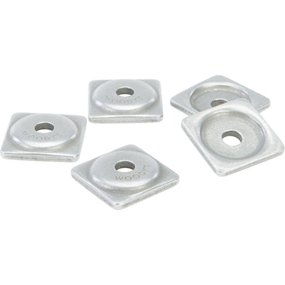 Woodys Digger Support Plates Square Aluminum 5/16" - 1000/Pack ASW2-3775-M_314601