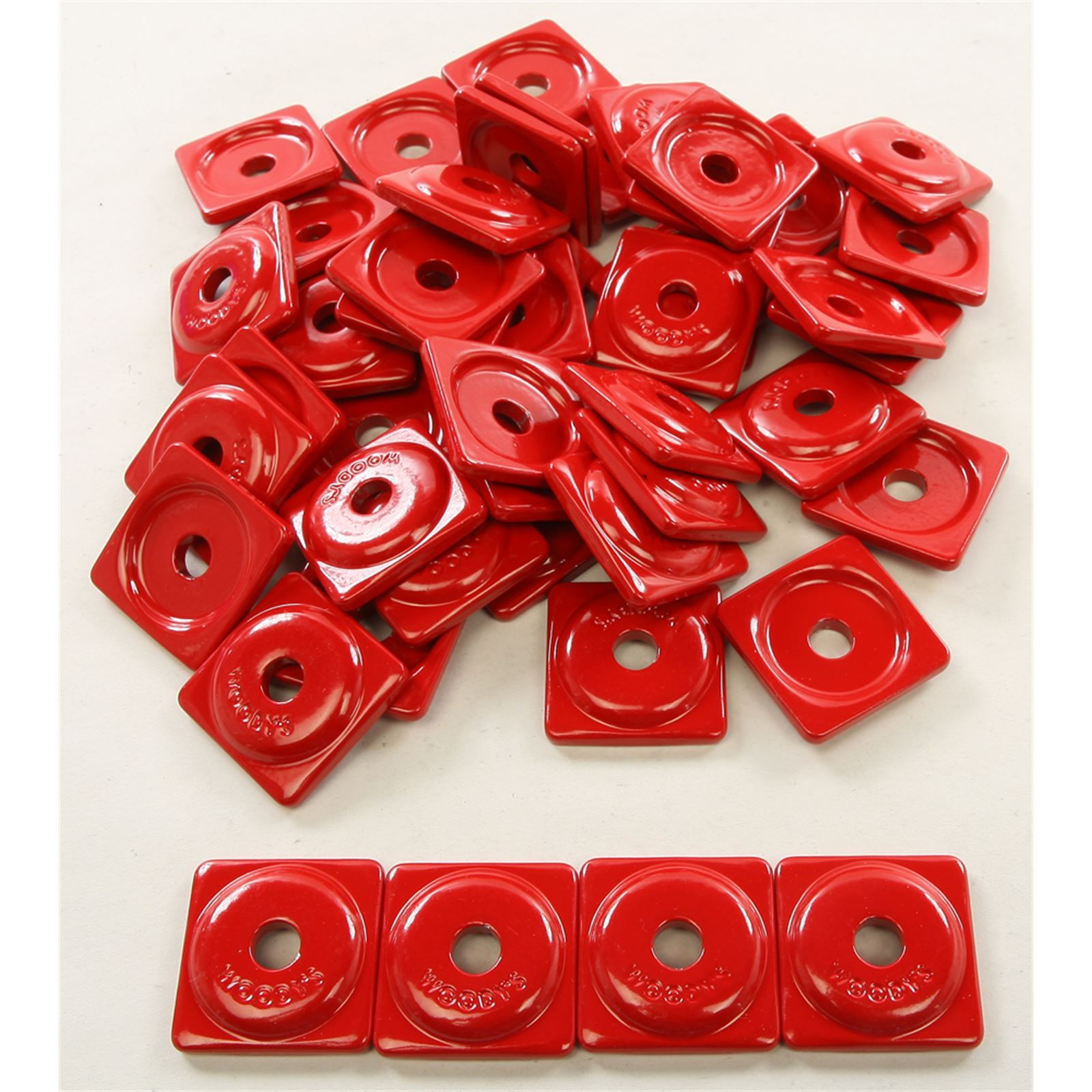 Woodys Square Digger Support Plate Red ASW2-3790-48_314608
