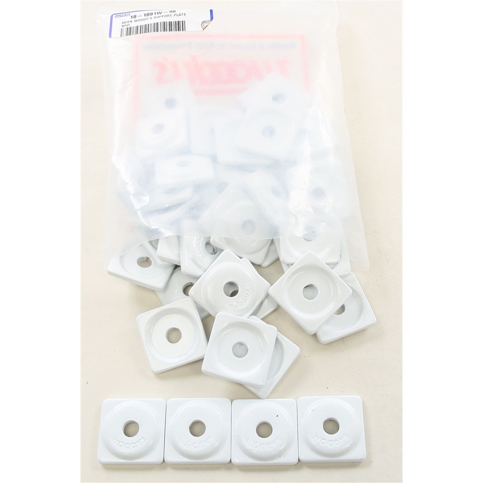 Woodys Square Digger Support Plate White ASW2-3815-48_314609