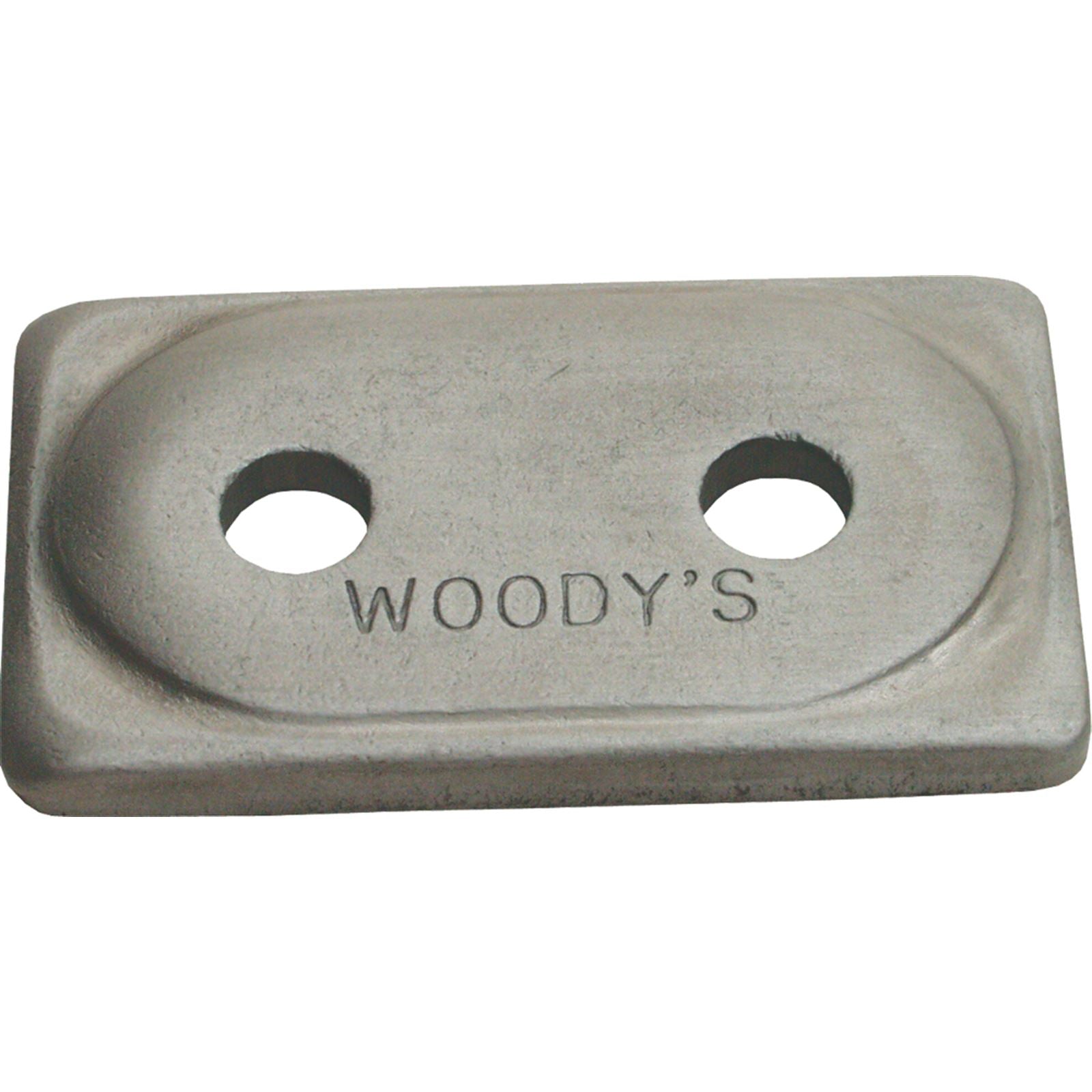 Woodys Digger Support Plates Double Aluminum 5/16" - 48/Pack ADD2-3775-B_314618