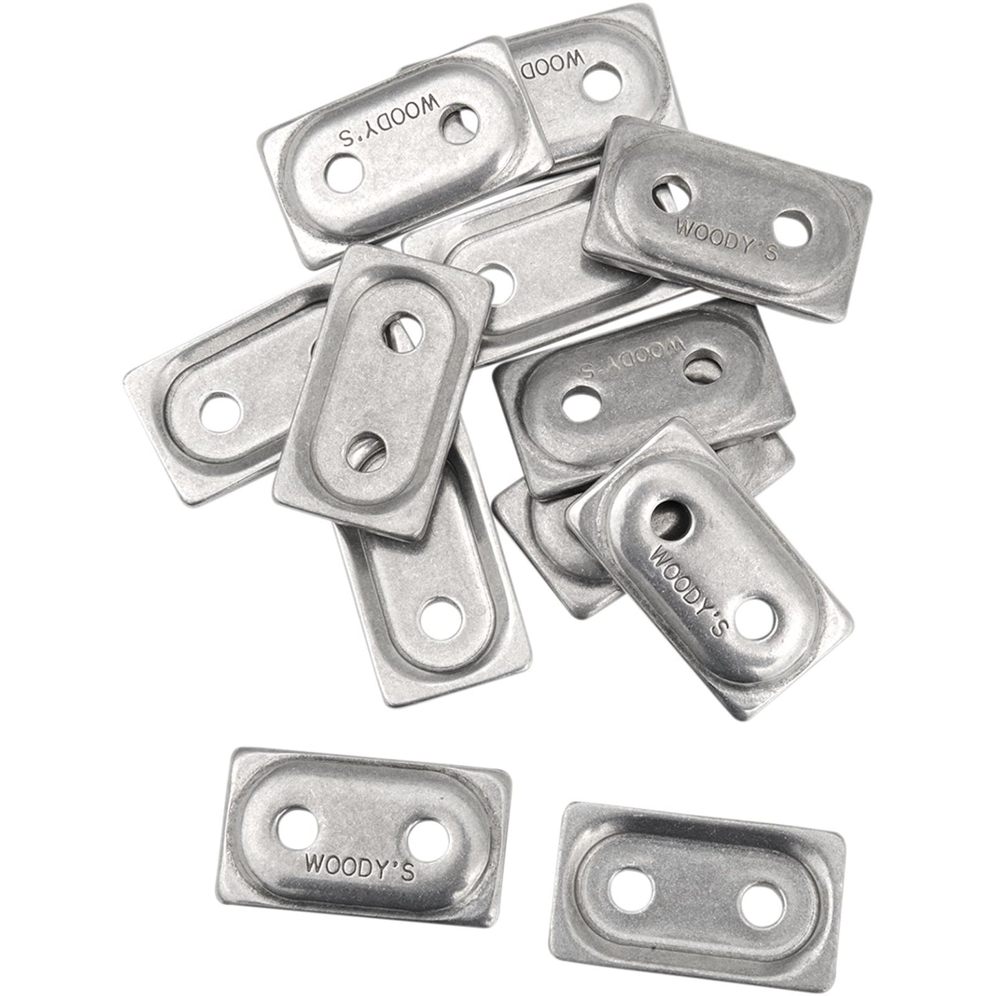 Woodys Digger Support Plates Double Aluminum 5/16" - 48/Pack ADD2-3775-B_497717