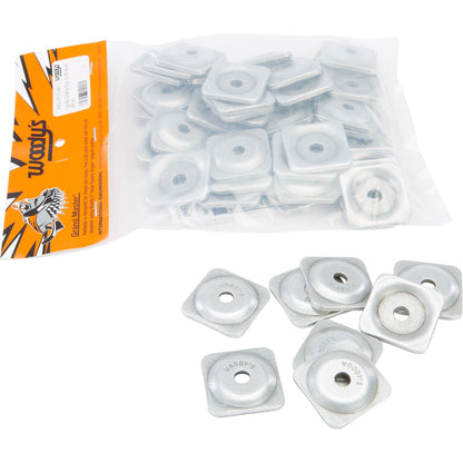 Woodys Grand Digger Support Plates Square 5/16" - 48/Pack ASG-3775-48_314631