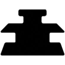 SPI Sports Parts Inc UHMW Tunnel Protector 0.75x43" 915-43-80SH_314666