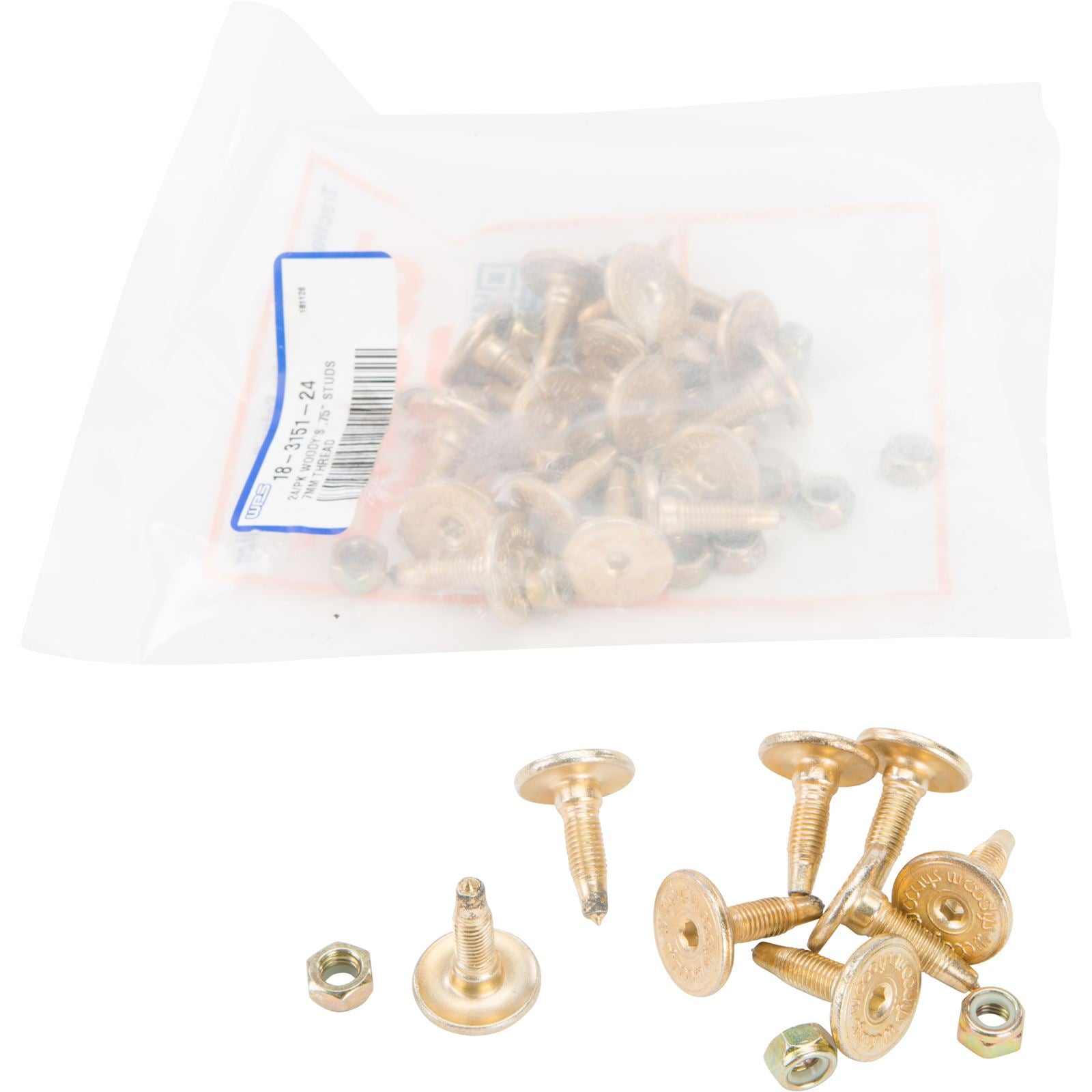 Woodys Gold Digger Carbide Traction Master Stud .75" - 24/Pack GDP6-7500_314821