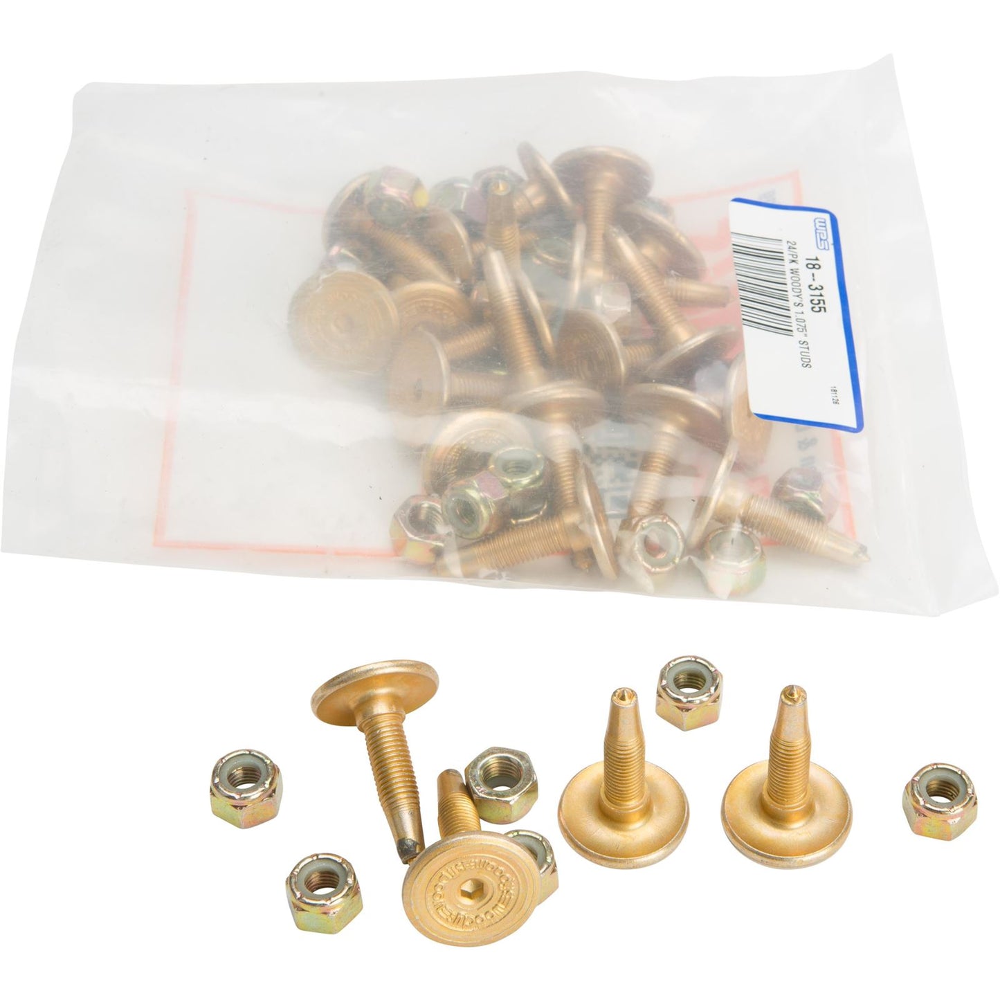 Woodys Gold Digger Carbide Traction Master Stud 1.075" - 24/Pack GDP6-1075_314826