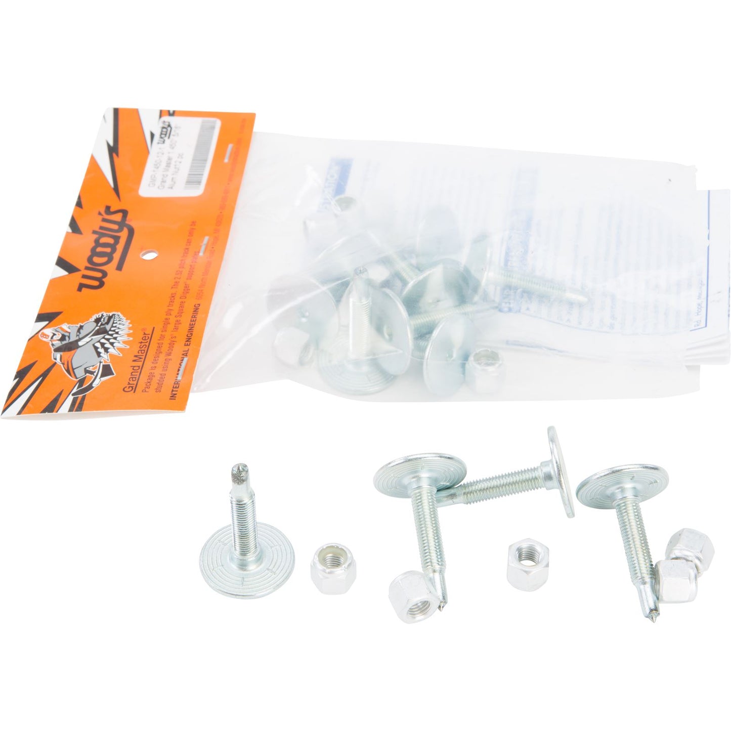 Woodys Grand Master Silver Studs 1.45" - 12 Pack GMP-1450-12_314871