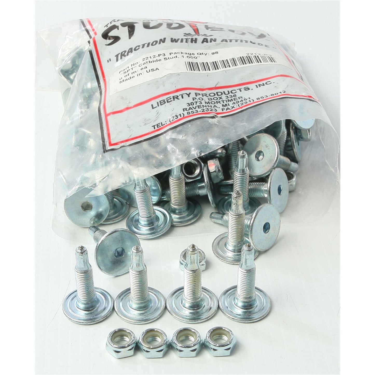 Stud Boy SPT Carbide Studs 1.00" - 96/Pack 2212-P3_314918