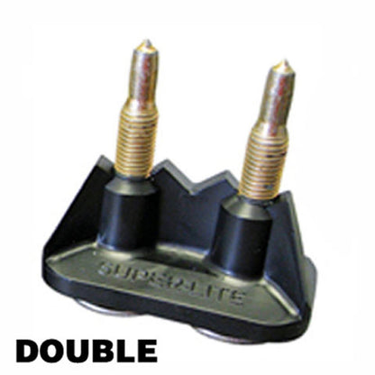 Stud Boy Super-Lite Pro Series Double Backers 0.75" - 48/Pack Black 2512-P2-BLK_605525