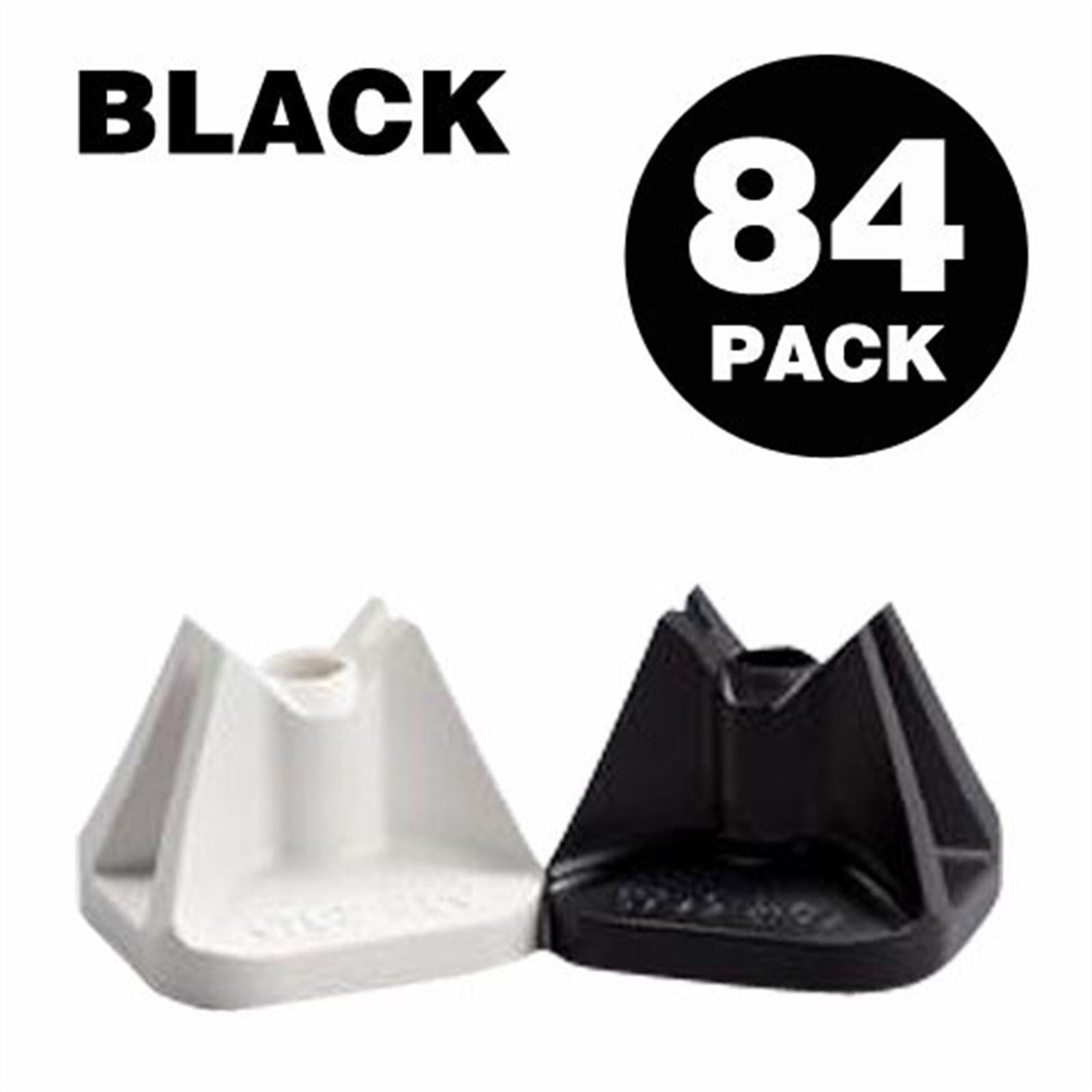 Stud Boy Super-Lite Pro Series Single Backers .75" - 84/Pack Black 2513-P8-BLK_605530