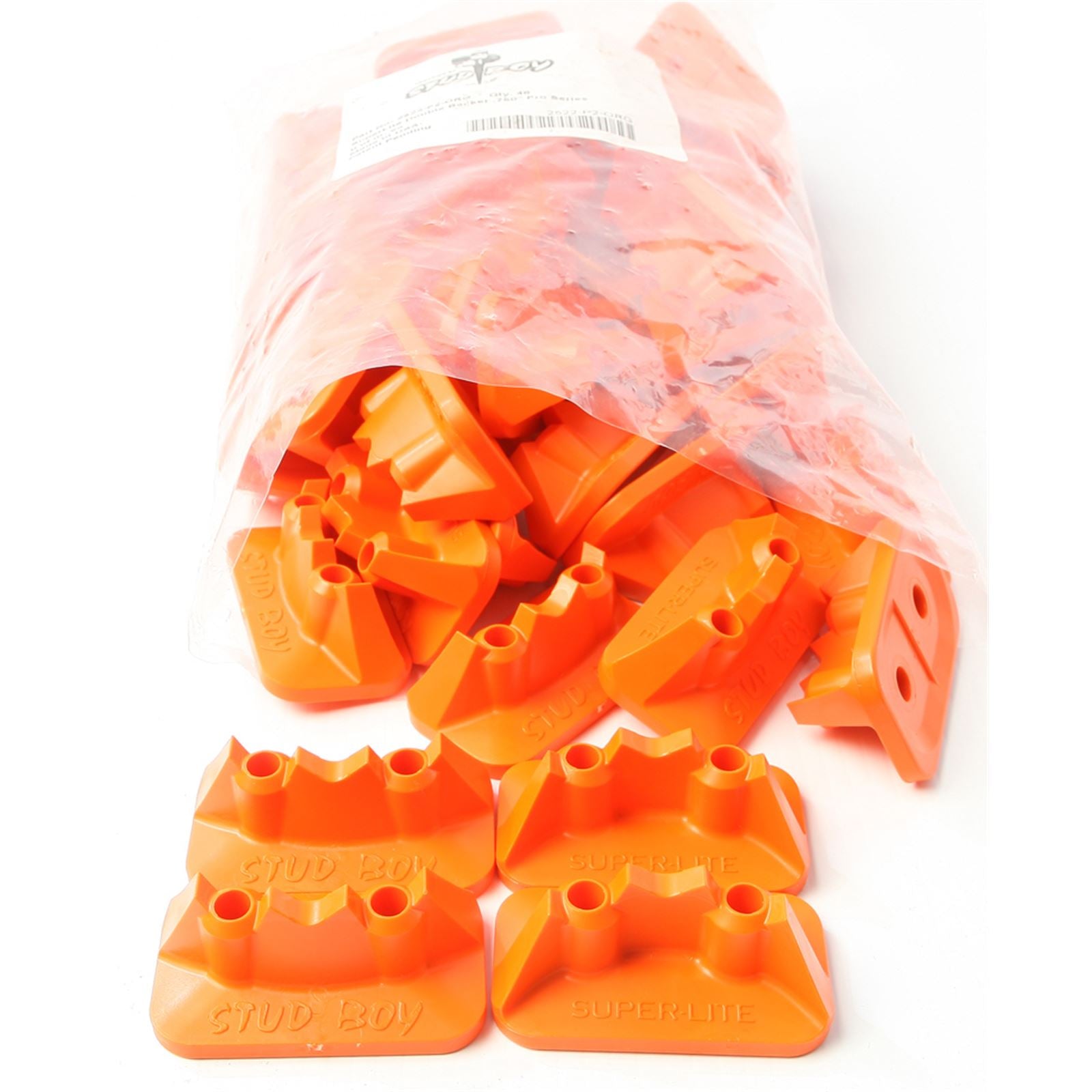 Stud Boy Super-Lite Pro Series Double Backers .75" - 48/Pack Orange 2522-P2-ORG_1477512