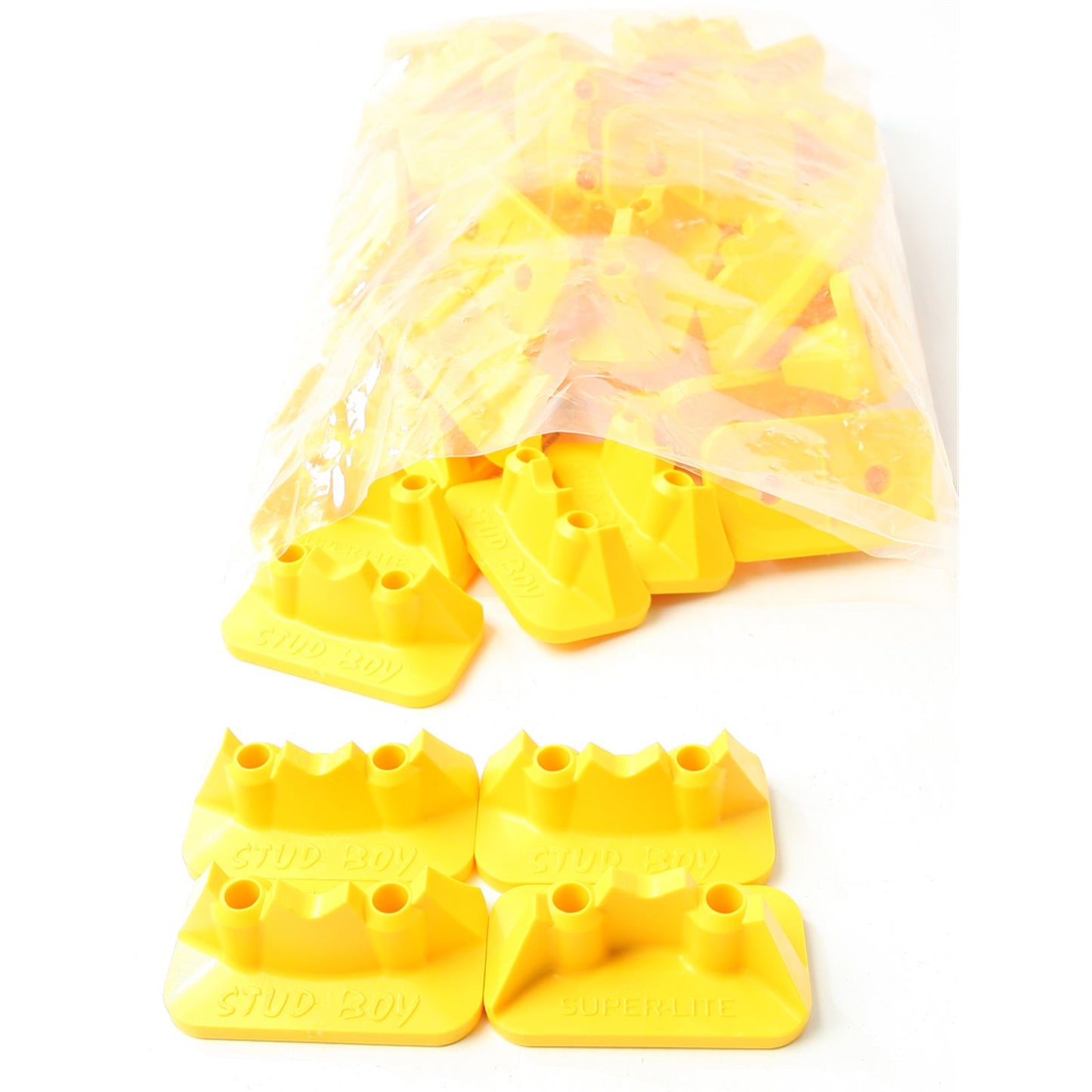 Stud Boy Super-Lite Pro Series Double Backers .75" - 48/Pack Yellow 2522-P2-YEL_314944