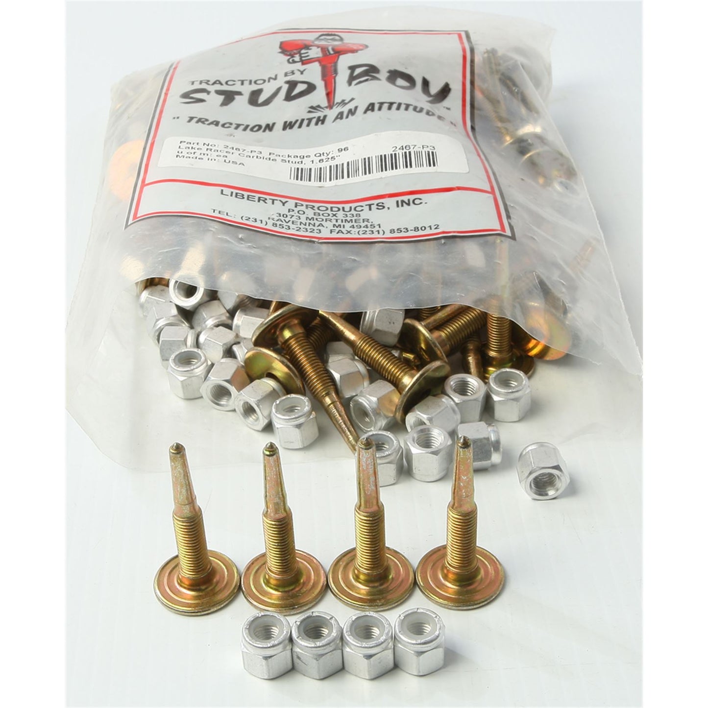 Stud Boy Lake Racer Studs 1.625" - 96/Pack 2467-P3_315008