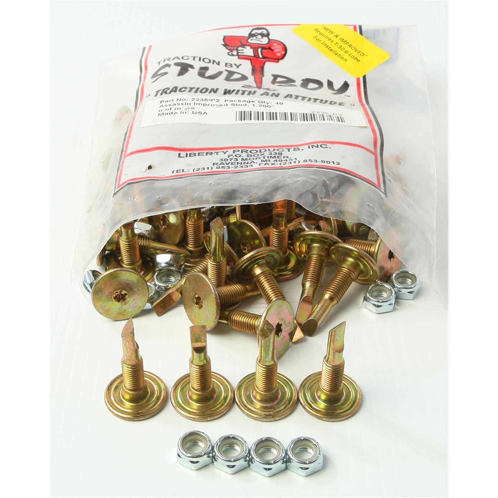 Stud Boy Assassin Studs 1.2" - 48/Pack 5 2235-P2_315011