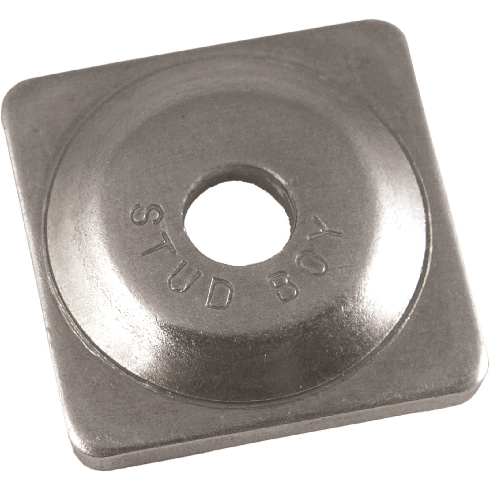 Stud Boy Square Backer Plates Aluminum - 96/Pack 2061-P3_315024