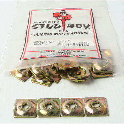 Stud Boy Square Backer Plates Steel - 24/Pack 2017-P1_315026