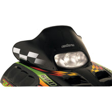 Powermadd Cobra Windshield - 13" - Black/White - Arctic Cat - Snowmobile [MPN: 12620]_503330