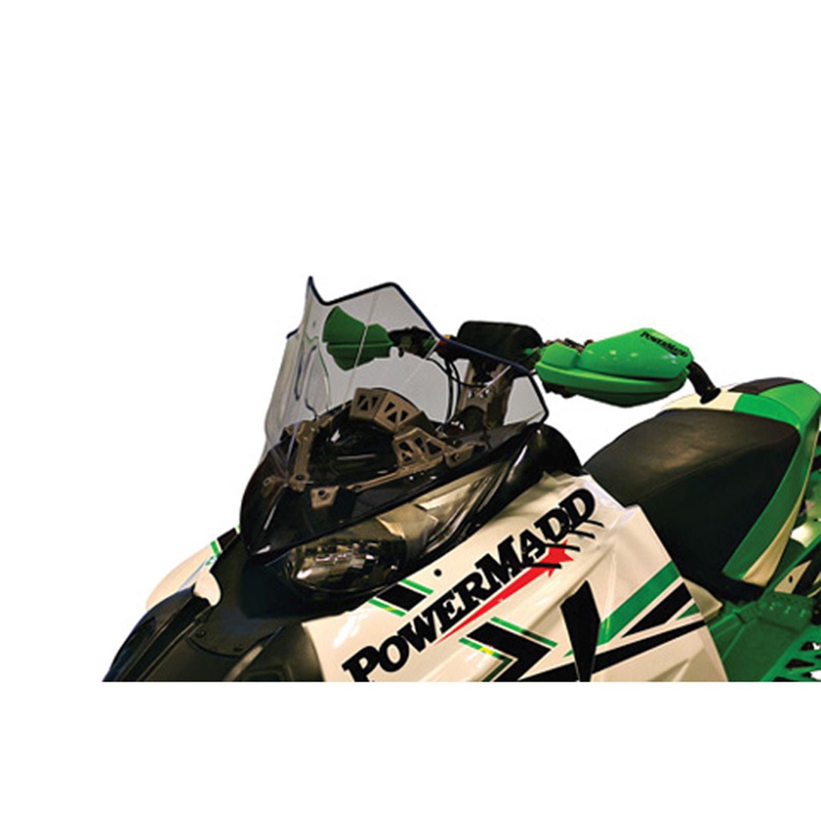 Powermadd Cobra Windshield - 14" - Low - Smoke - Arctic Cat - Snowmobile 12021_605662