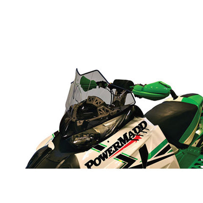 Powermadd Cobra Windshield - 14" - Low - Smoke - Arctic Cat - Snowmobile 12021_605662