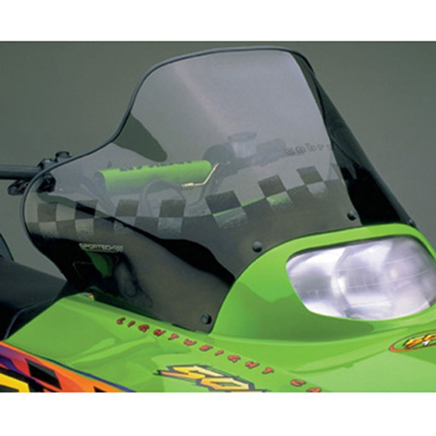 Powermadd Cobra Windshield - Arctic Cat Smoke/Black - Snowmobile 12230_605665