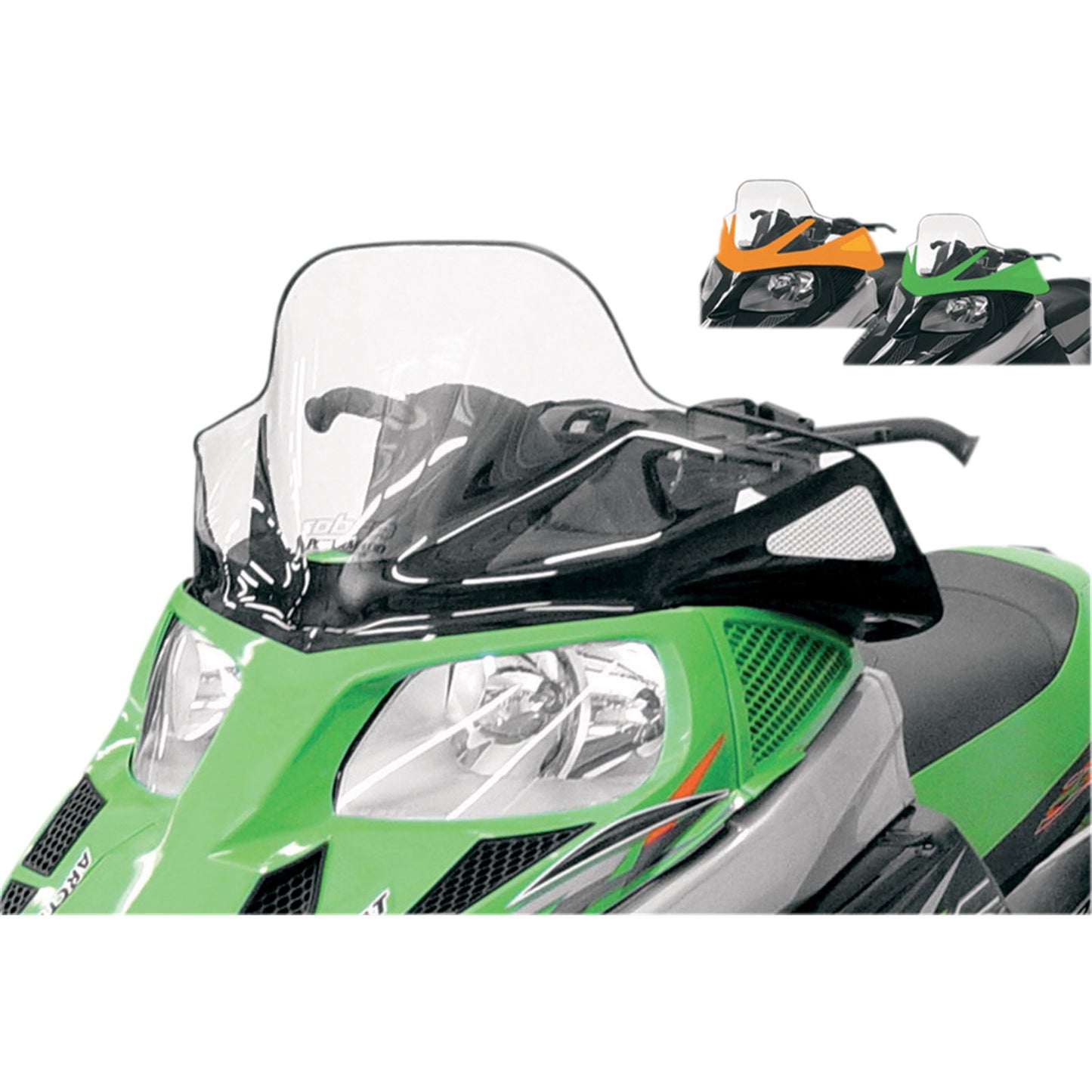 Powermadd Cobra Windshield - 14.5" - Mid - Tinted- Arctic Cat 12920_503258