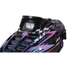 Powermadd Cobra Windshield Indy Black/White - Snowmobile [MPN: 11120]_503322