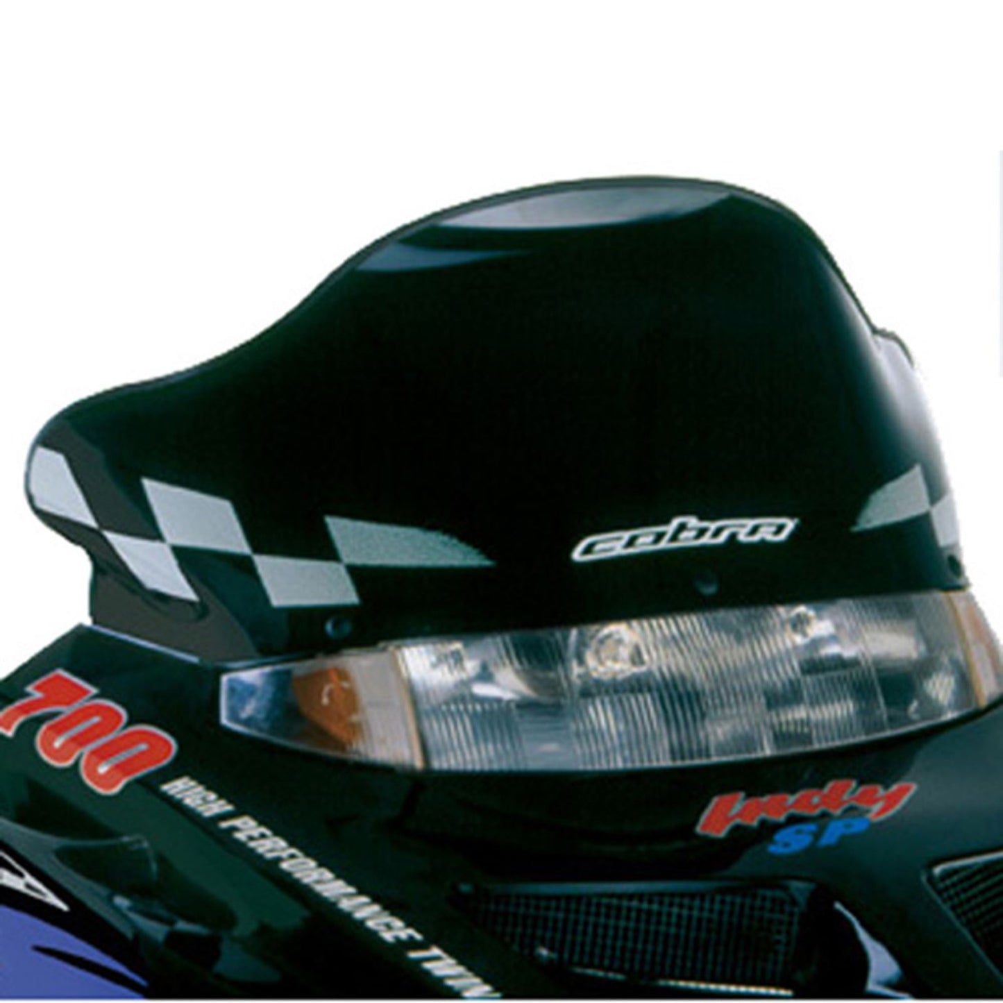 Powermadd Cobra Windshield Gen 2 Black Black/White - Snowmobile 11220_605677