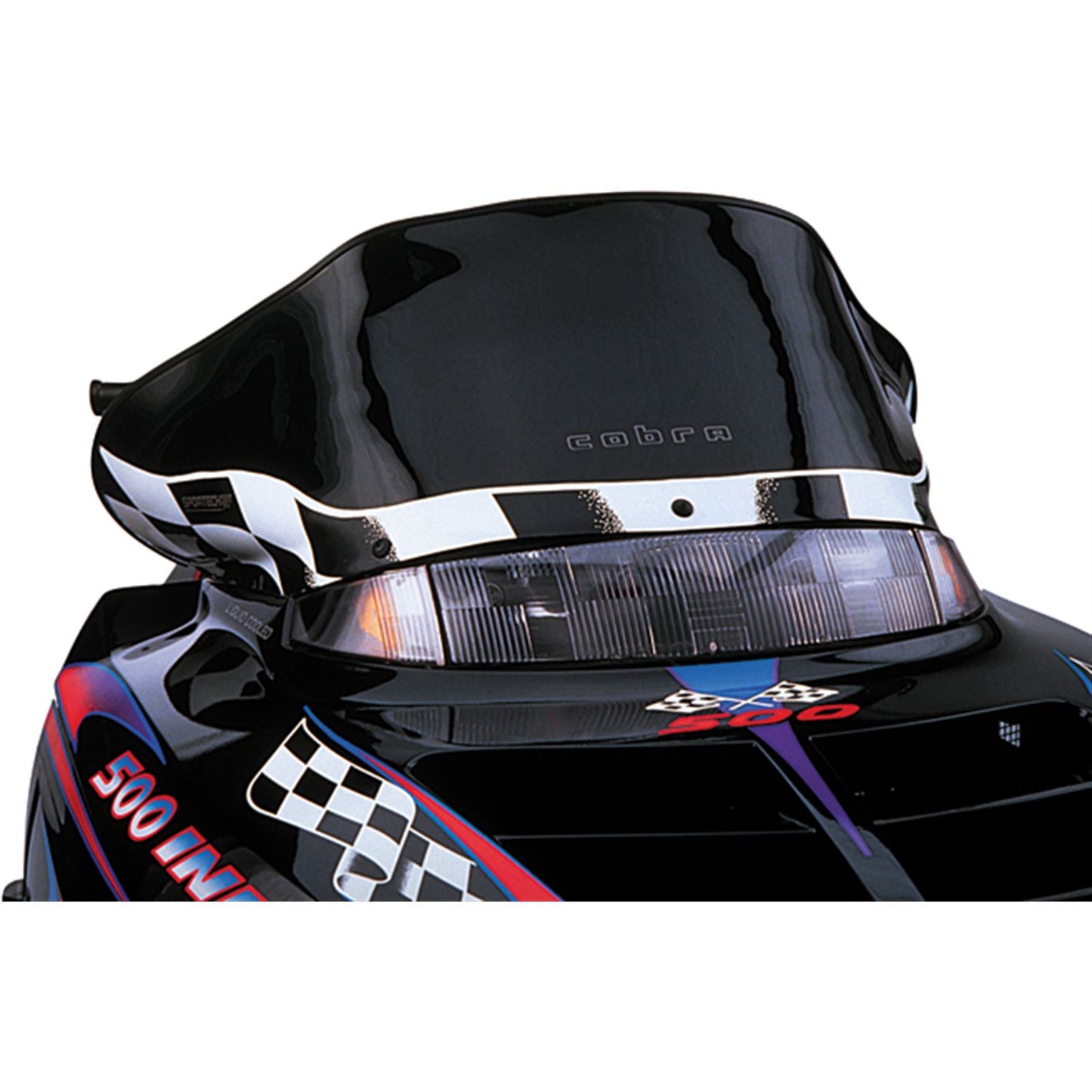 Powermadd Cobra Windshield Indy Black - Snowmobile 11320_315325