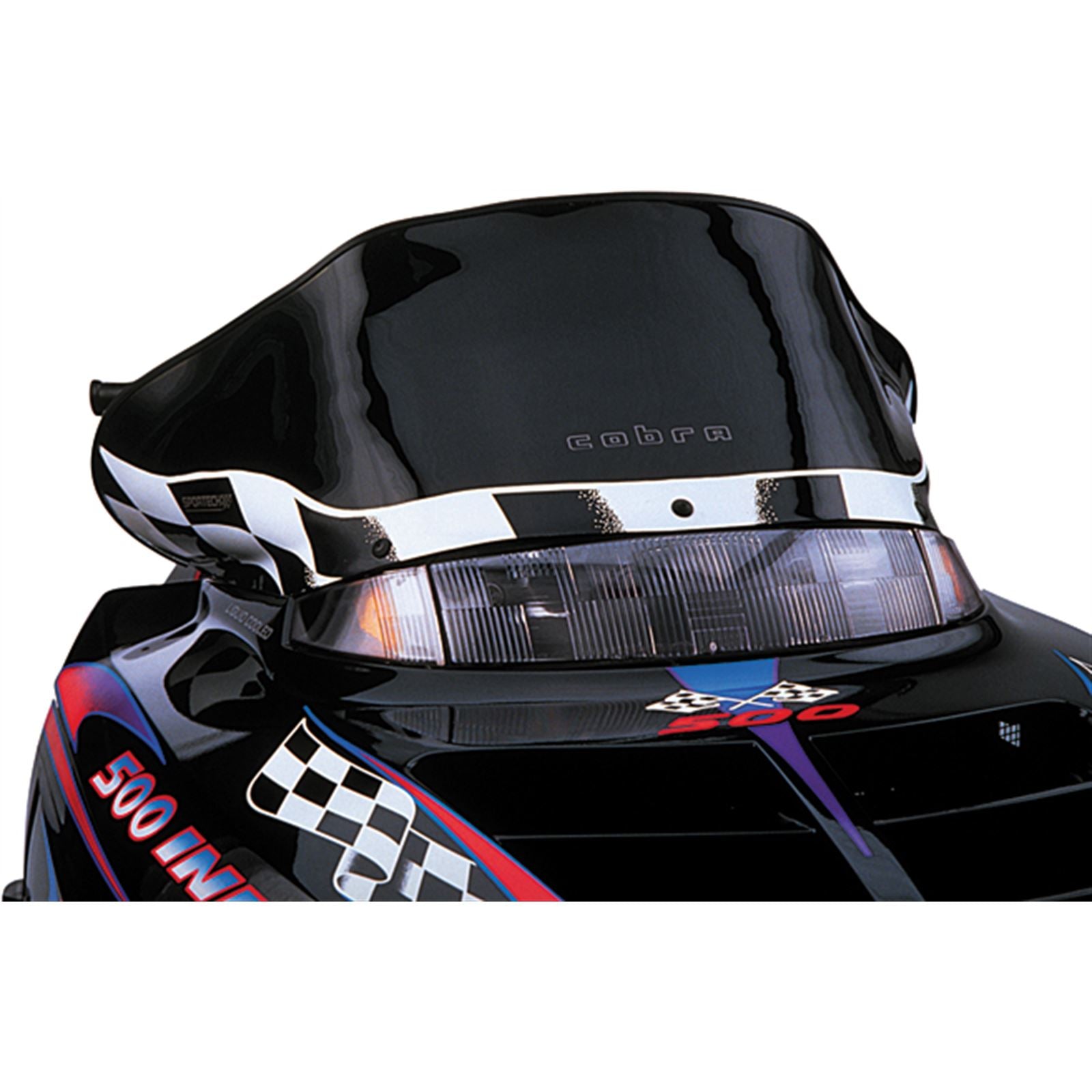 Powermadd Cobra Windshield Indy Black - Snowmobile 11320_315325
