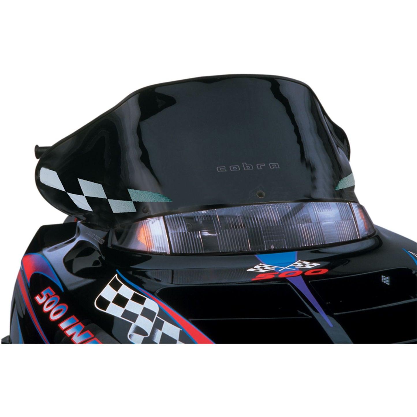 Powermadd Cobra Windshield Indy Black - Snowmobile 11320_503316