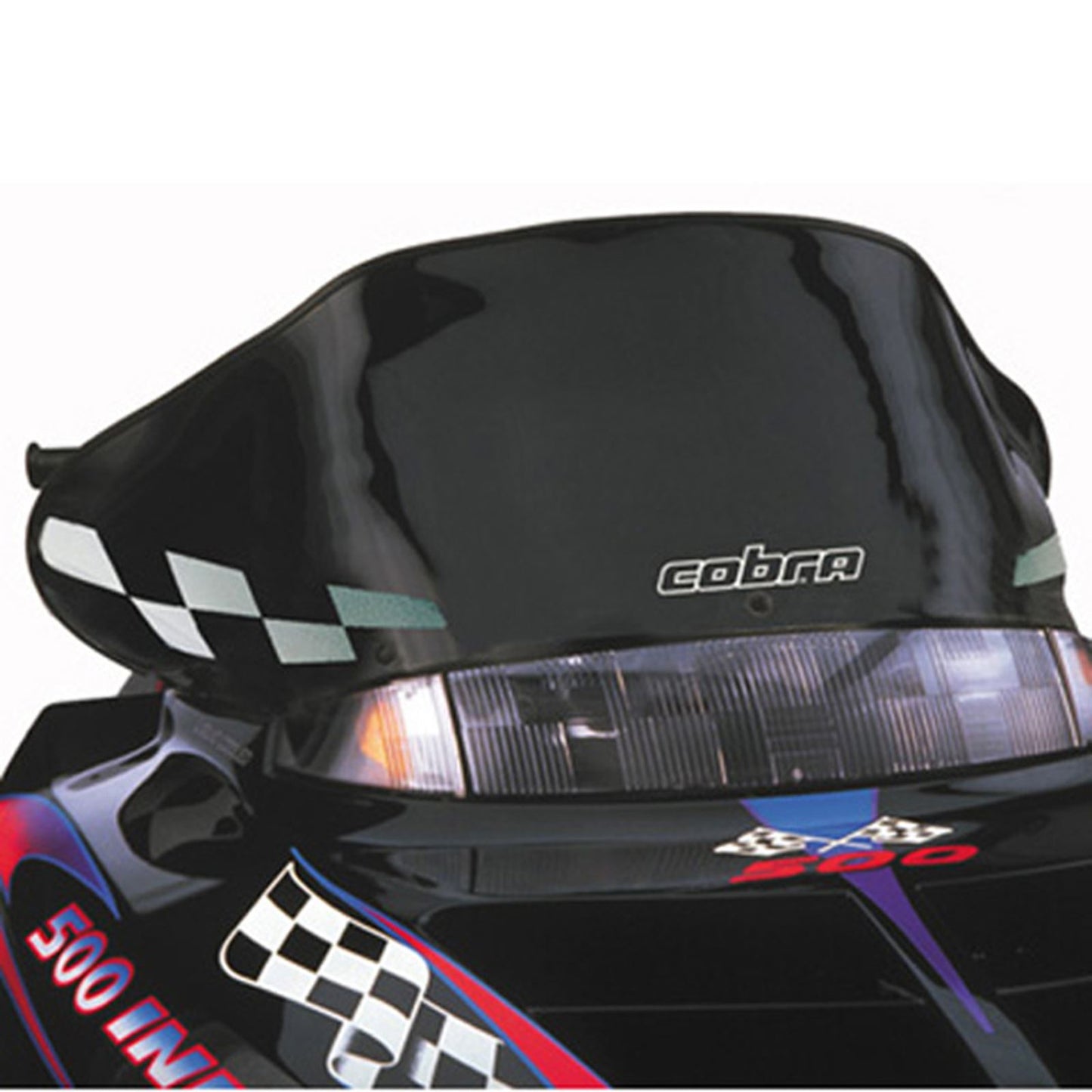 Powermadd Cobra Windshield Indy Black - Snowmobile 11320_605679