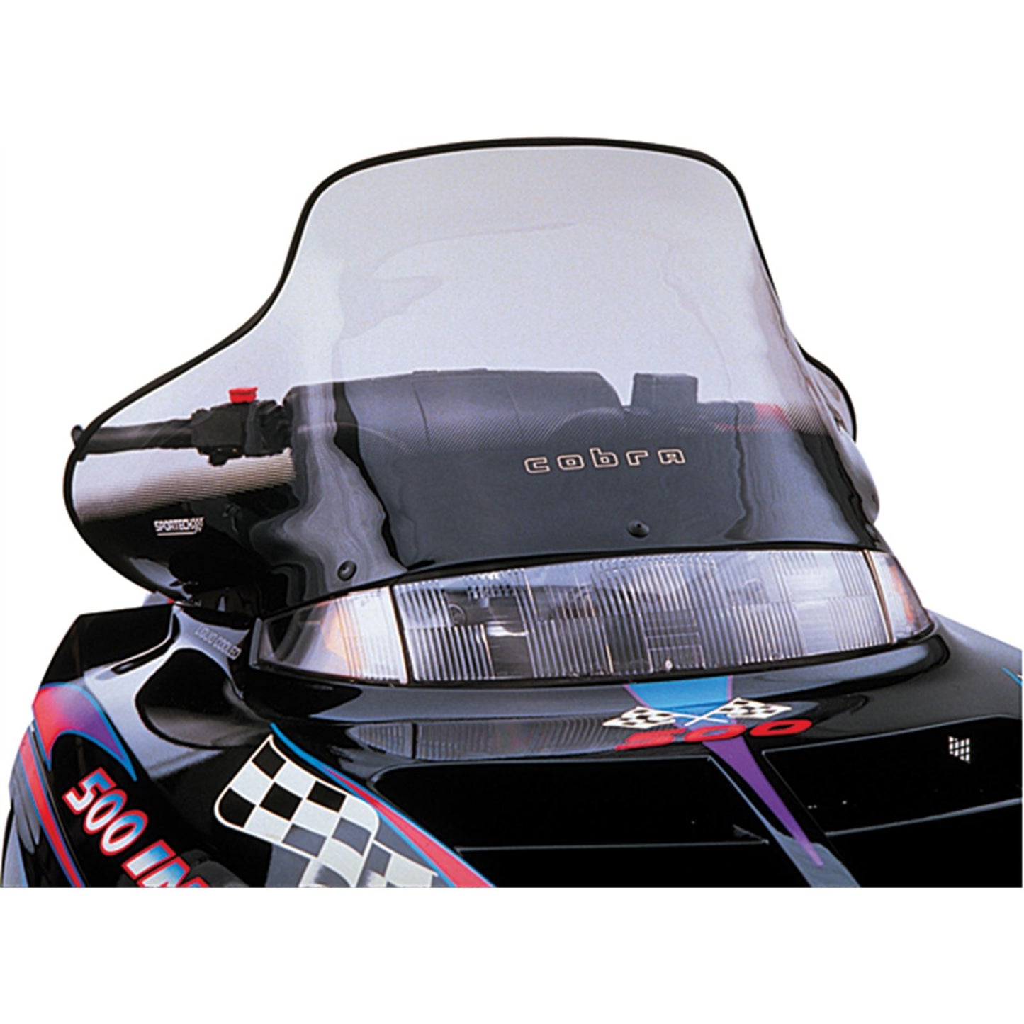 Powermadd Cobra Windshield Indy Black - Snowmobile 11330_315326