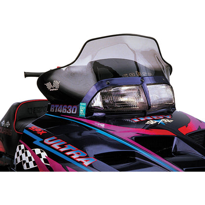 Powermadd Cobra Windshield Indy Smoke/Black - Snowmobile 11430_315327
