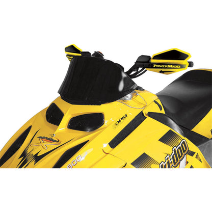 Powermadd Cobra Windshield - 9.5" - Low - Black for Ski-Doo 13021_503173