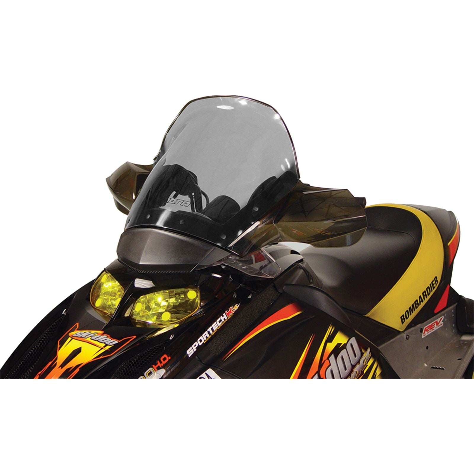 Powermadd Cobra Windshield for Ski-Doo - Smoke/Black High 13042_315330