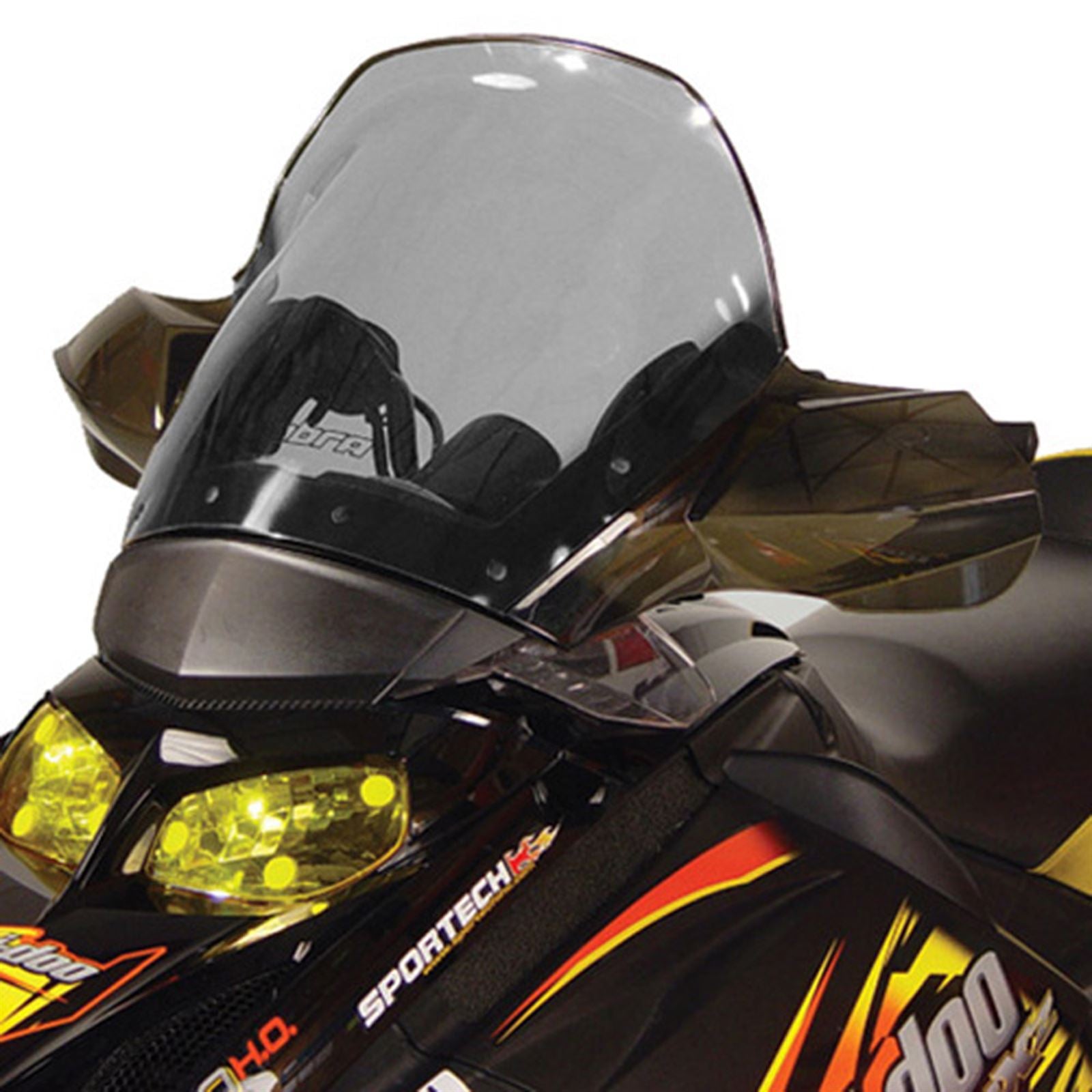 Powermadd Cobra Windshield for Ski-Doo - Smoke/Black High 13042_605683